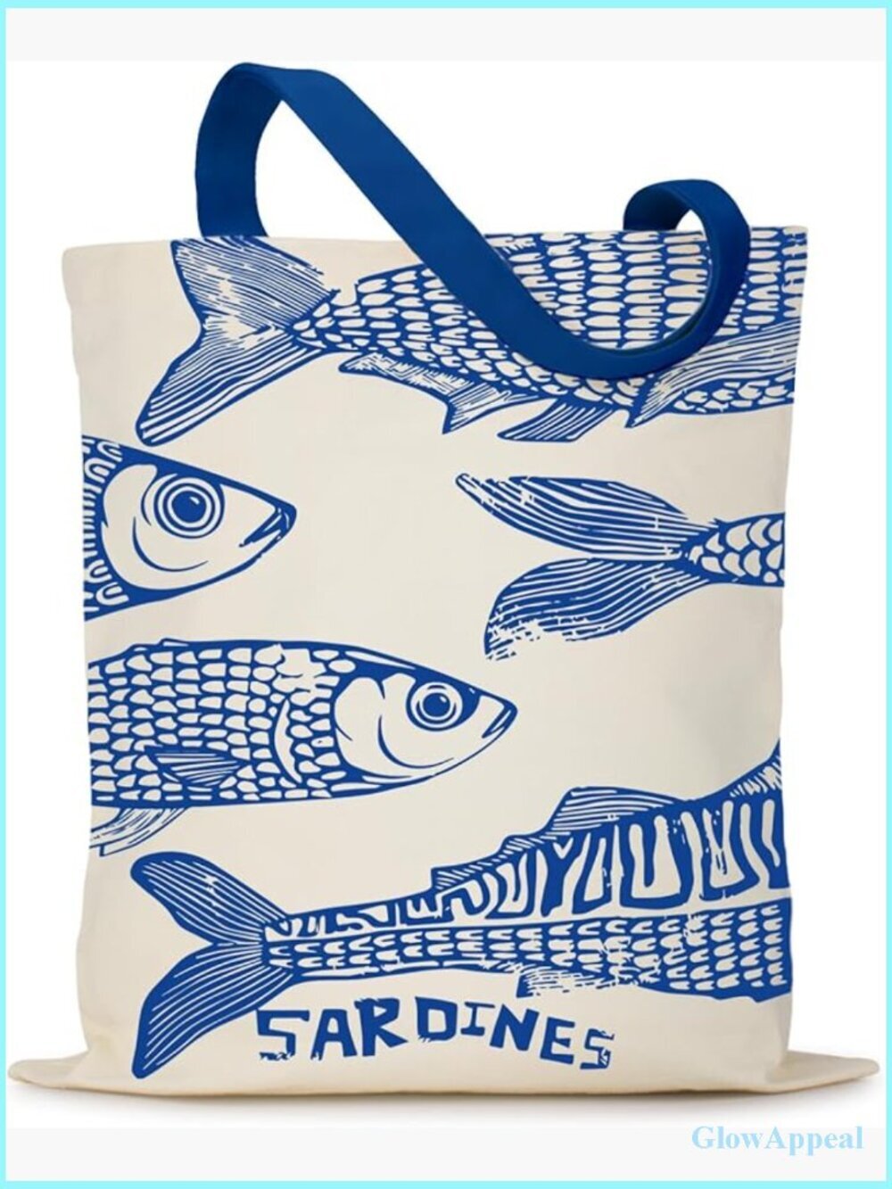 Canvas Tote Bag 14x16 Reusable Grocery Shopping Travel Shoulder Bag
